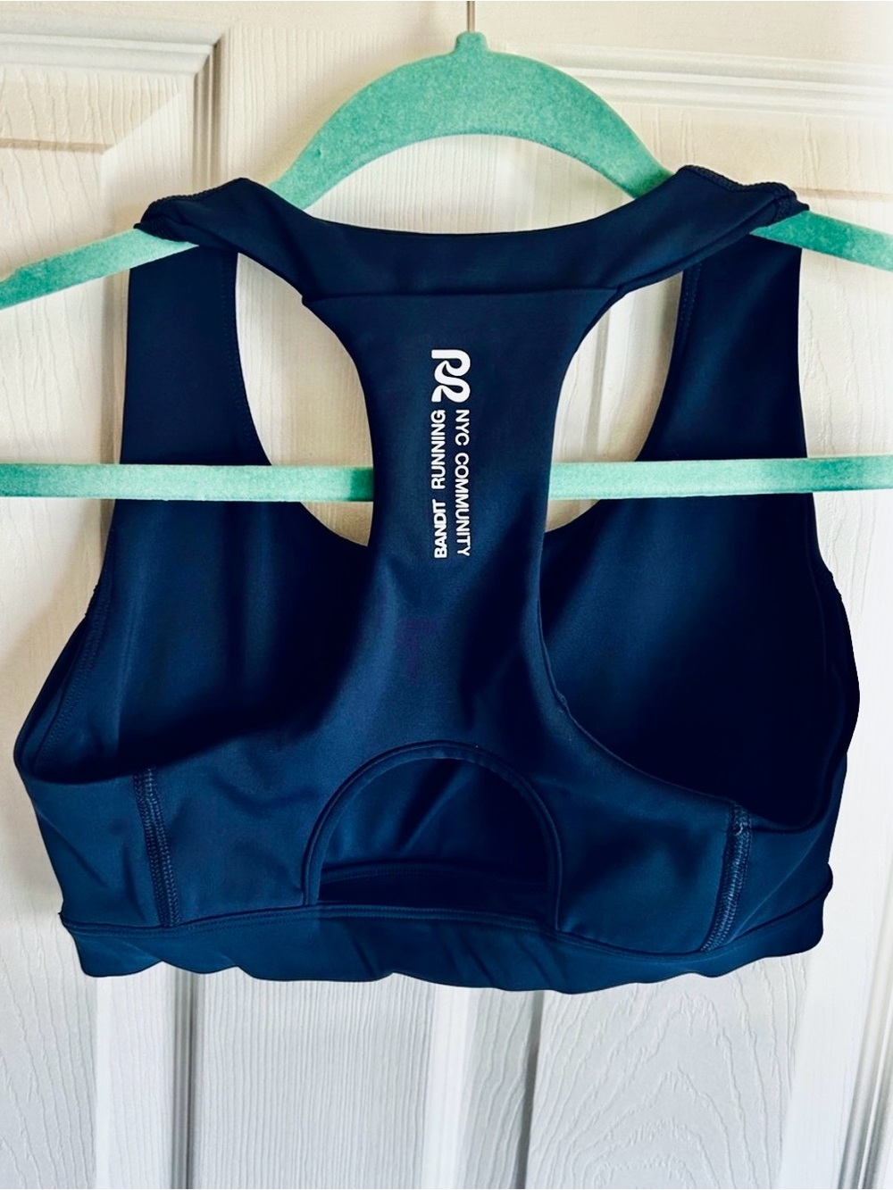 Women’s Bandit Navy High-Support Racerback Sports Bra. Small. Like new - Picture 5 of 5